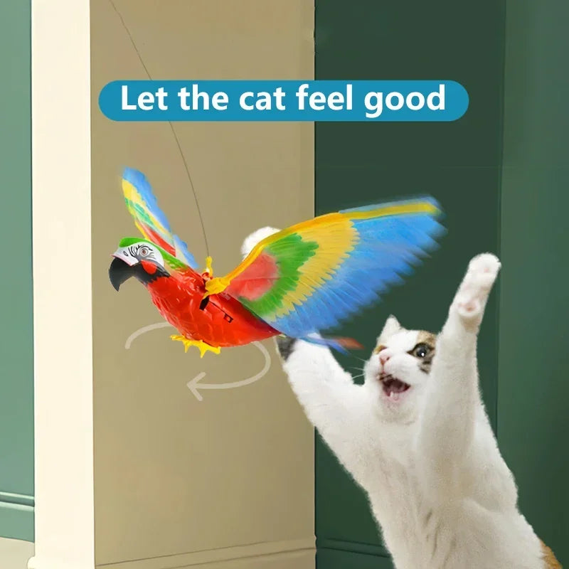 Pássaro Interativo Elétrico para Gatos